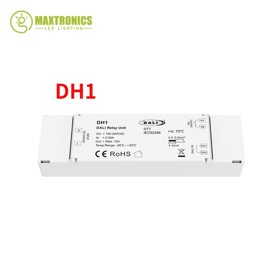 Miglior Unità Relè Dali 110V-220V Ac 1Ch * 10A Interruttore Dimmer Dh1 1 1 Canale Dt7 Dali-2 Uscita A Contatto A Secco Certificata Per Luci A Led
