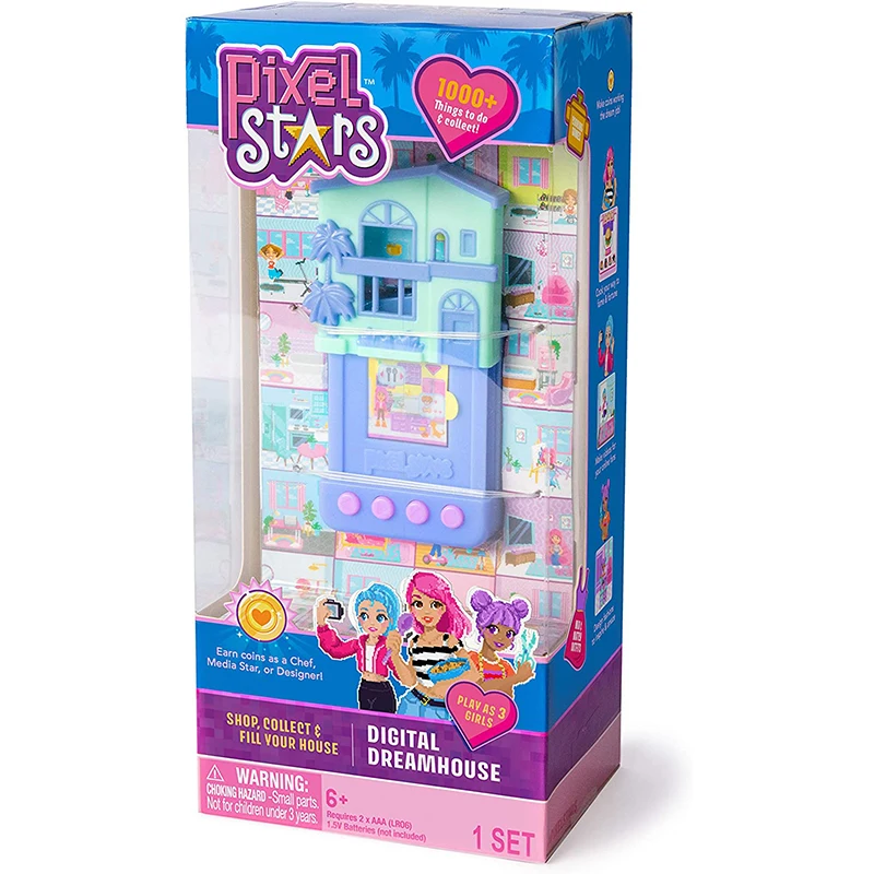 Originale Skyrocket Pixel Stars Dreamhouse Giocattoli Per Bambini Console Di Gioco Elettronica Crea Una Versione Da Sogno Virtuale Di Te!