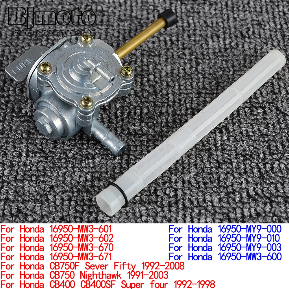 Gas Carburante Rubinetto Rubinetto Valvola Interruttore Pompa 16950-Mw3-600 16950-Mw3-601 16950-Mw3-602 Per Honda Cb-750F Sever Fifty Cb 750F Cb750F