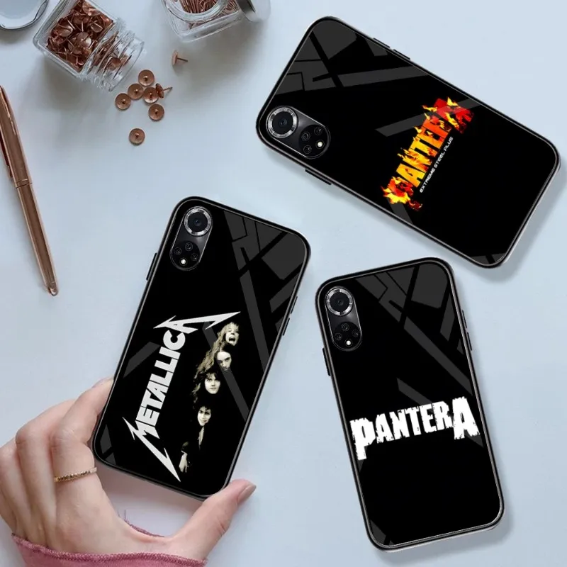 Pantera Ritual Metal Band Phone Case Vetro Temperato Per Huawei Mate 60 P 40 30 20 10 Pro Plus Z P50 P9 P Smart 2021 P Plus