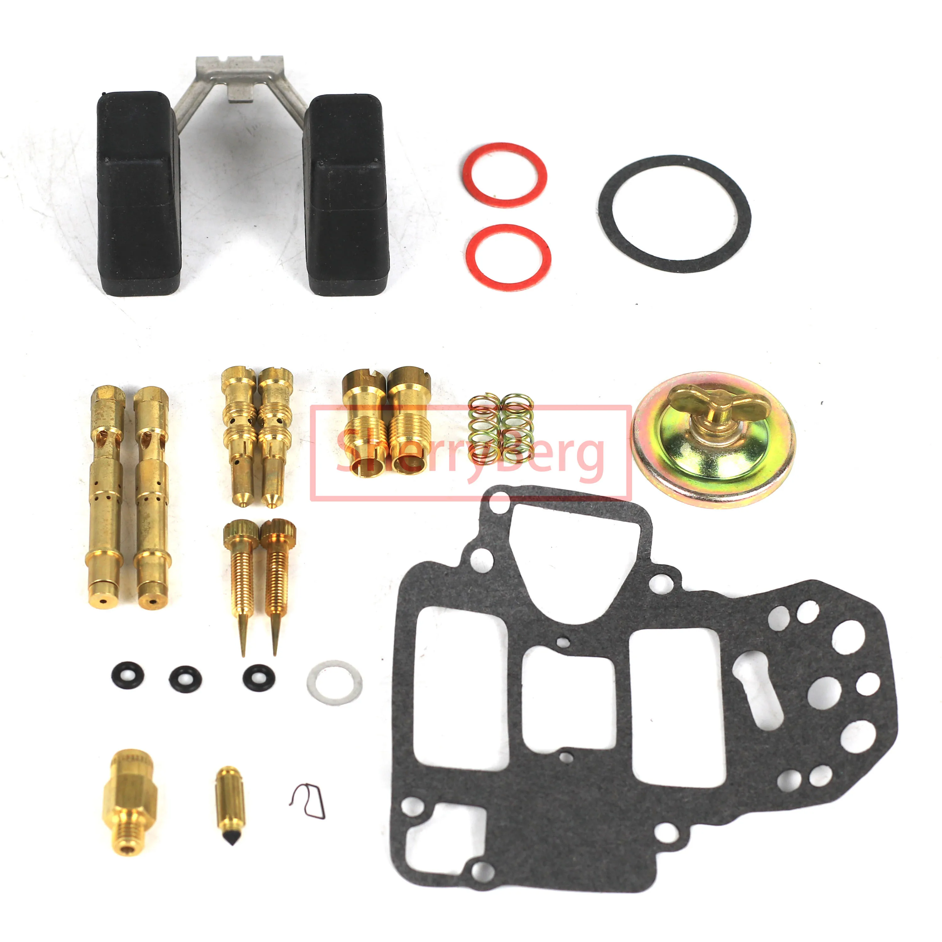 40/42/45 Dcoe Carburatore Carb Ricostruzione Tune Up Kit Con Galleggiante Per Weber Empi