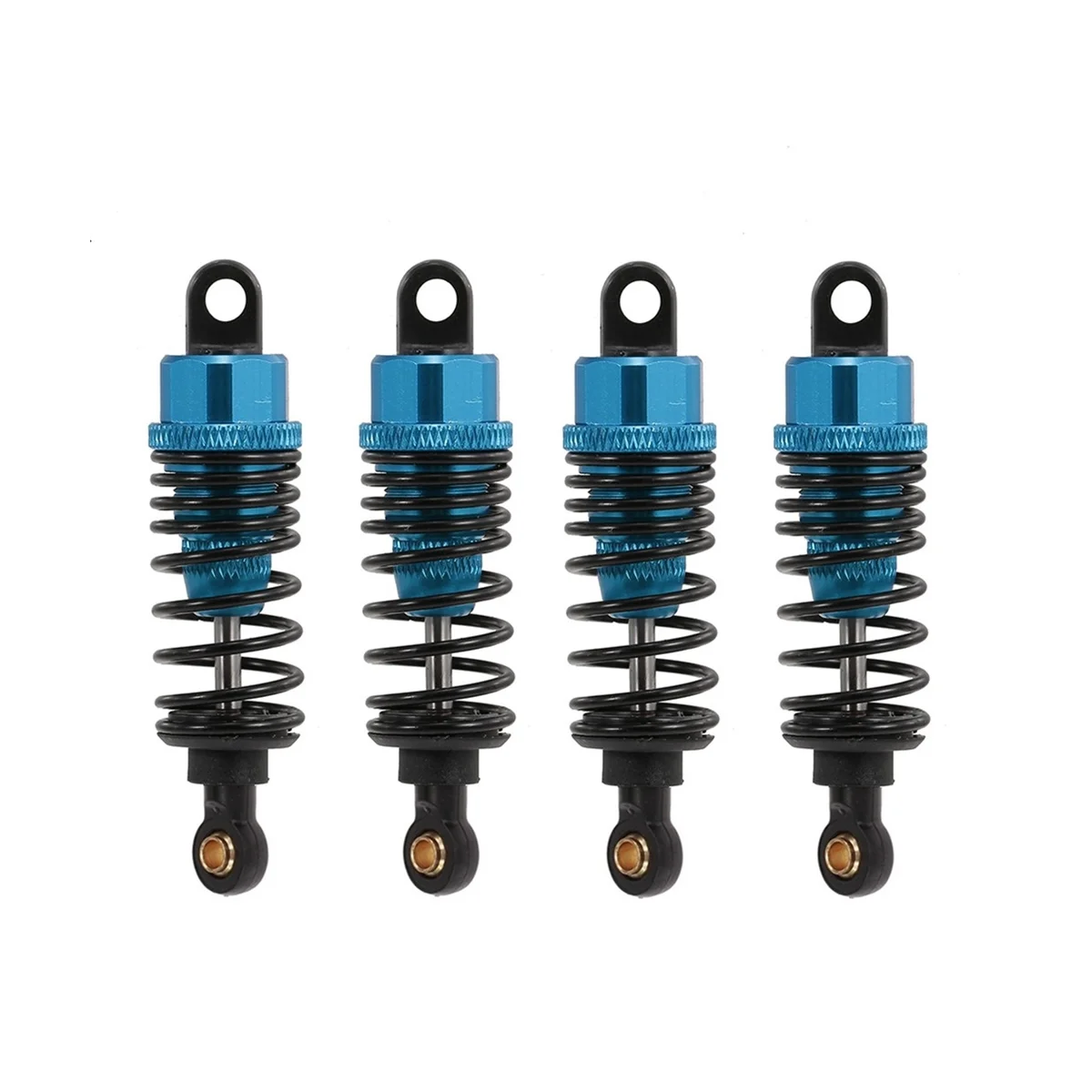 Ammortizzatore Ammortizzatore 4 Pezzi Per Tamiya Tt01 Tt02 Mf01X M05 1/10, Blu
