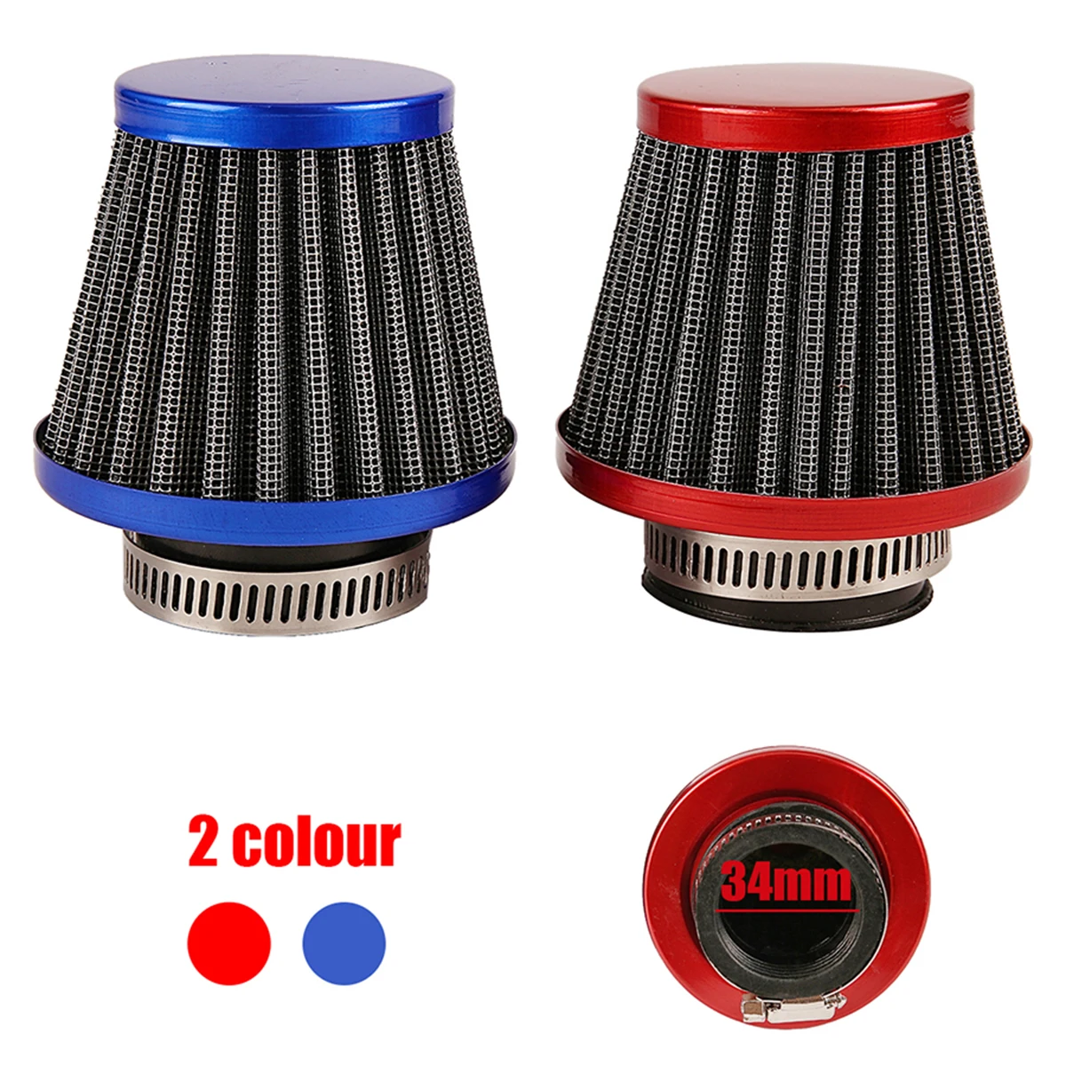 Filtro Aria Moto 34Mm Filtro Aria Adatto Per Honda Monkey Bike Orangutan Bike Parts Z50 Dirt Pit Bike Z50
