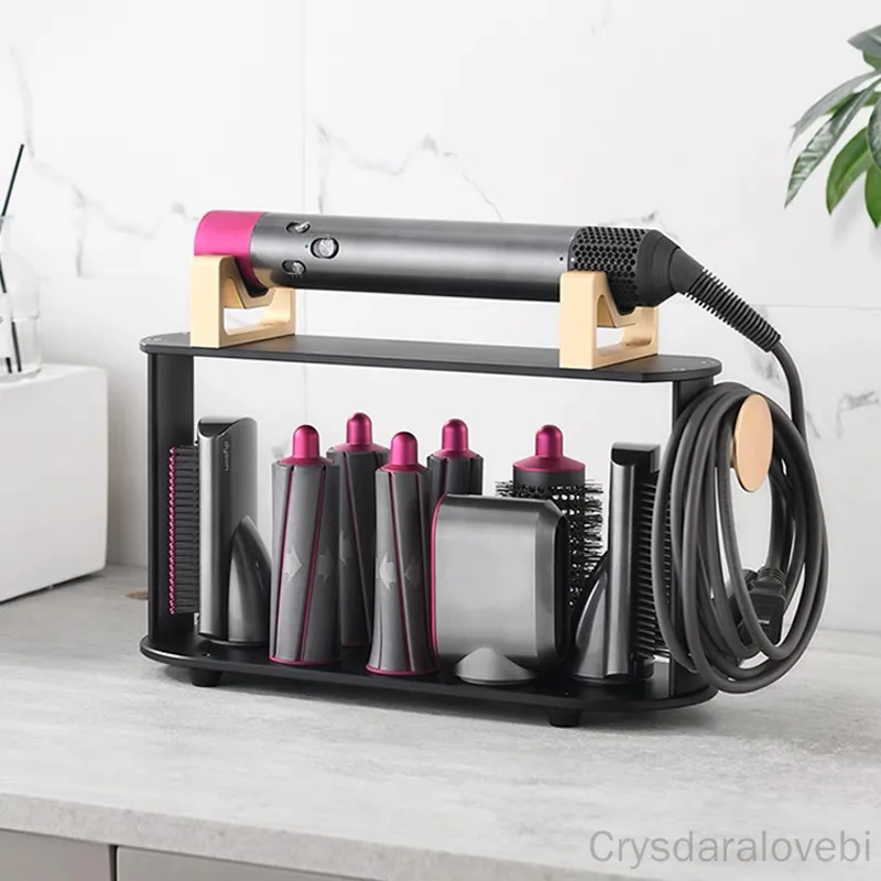 Articoli Per La Casa Per Dyson Hair Dryer Shelf Storage Stand Hair Curling Hair Curling Staffa Airwrap Storage Rack Mensola Del Bagno