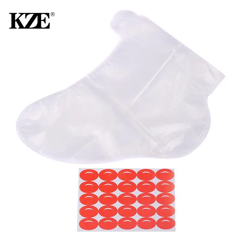 100 Pezzi Di Sacchetti Per I Piedi Usa E Getta Detox Plastic Transparent Spa Covers Detox Prevenire L'Infezione Rimuovere Gli Strumenti Per Pedicure P