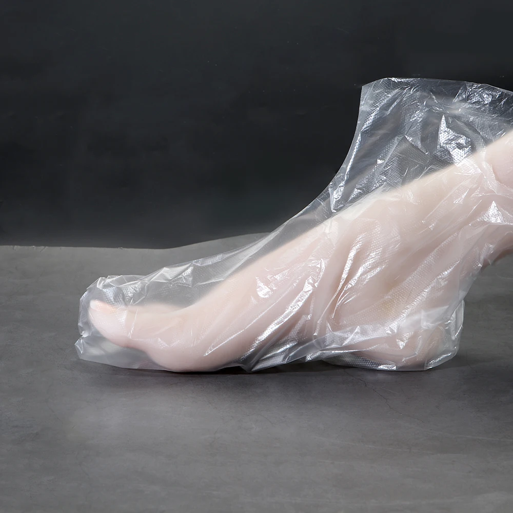 100 Pz Pe Sacchetti Di Plastica Usa E Getta Trasparenti Detox Spa Covers Pedicure Prevenire Le Infezioni Rimuovere Gli Strumenti Di Cura Del Piede Scr