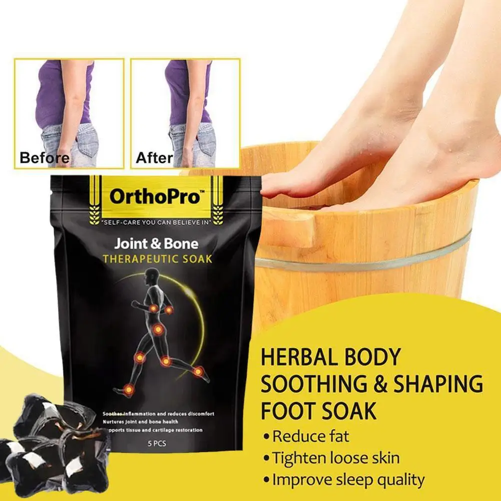 5Pcs Pediluvio Sale Soak Fast Slimming Ginger Relax Health Salt Stress Weight 5Pcs Body Detox Care Soak Foot Loss De