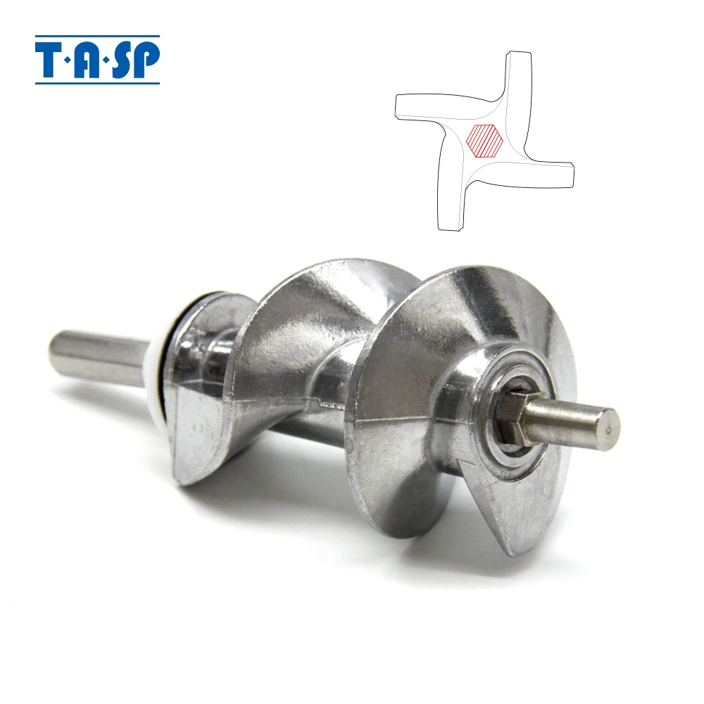 115Mm Tritacarne Vite Coclea Pezzi Di Ricambio Feedscrew Ss-989843 Per Moulinex Hv2 Me20 Hv3 Hv4 Dr7 Me4 Me51 Hv8 Elettrodomestico Da Cucina