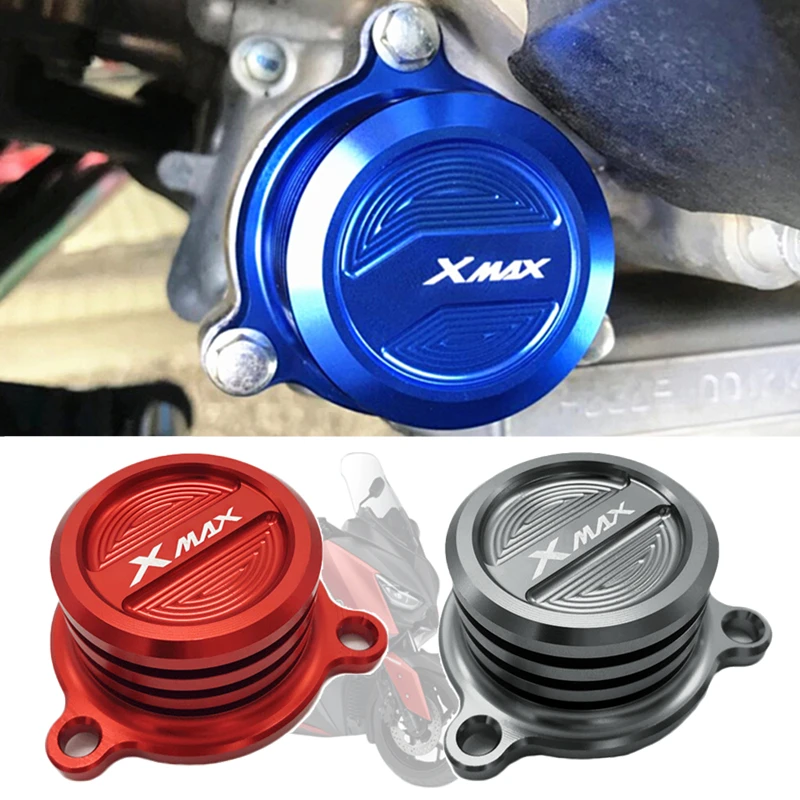 Accessori Moto Acqua Olio Filtro Carburante Serbatoio Raffreddamento Tappo Di Copertura Radiante Per Yamaha Xmax X Max 250 300 2017-2018 X-Max 400