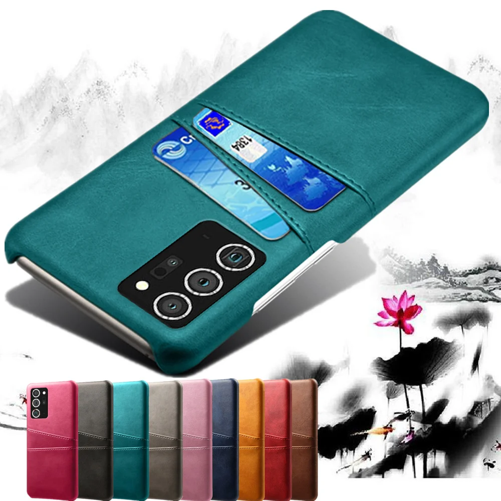 Per Samsung Galaxy Note 20 Ultra 5G S20 Ultra S10 Plus Slot Per Schede Sottili Custodia In Pelle Pu + Pc Per Samsung Note 20 Ultra 10 + 5G Note20