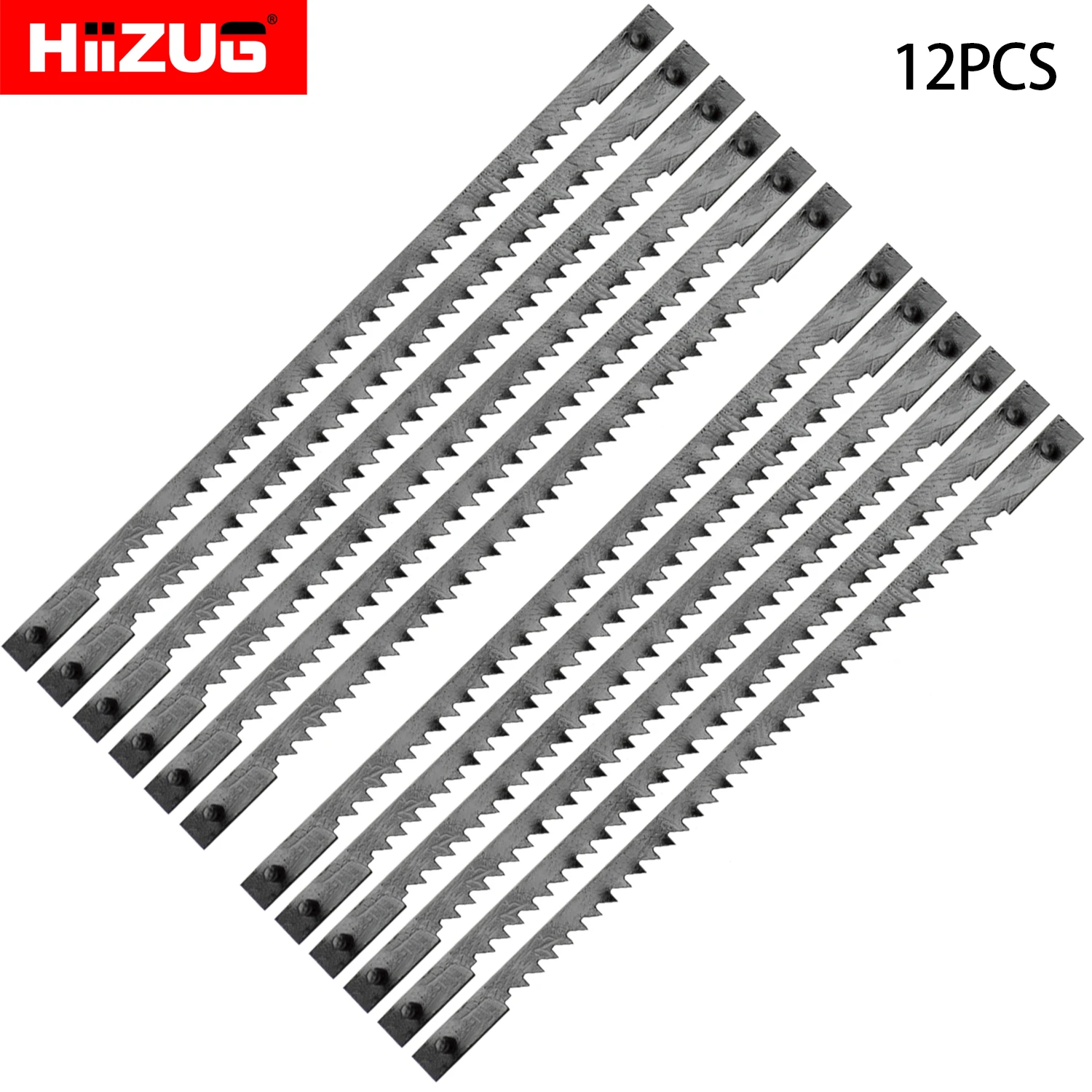 3 Pollici 76Mm Scroll Blade Pin End 15 Tpi-12 Pack Per Moto-Jig Dremel 8029 8030 Delta Emco Lux E Seghetti Seghetti