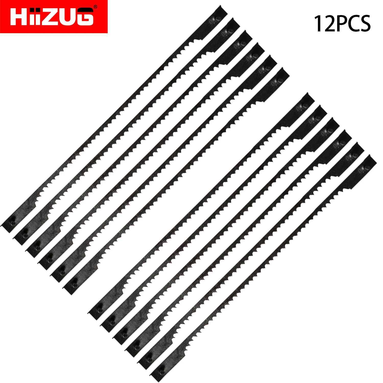 3 Pollici 76Mm Scroll Blade Pin End 18-Tpi-Confezione Da 12 Per Moto-Jig Dremel 8029 8030 Delta Emco Lux E Seghetti Jig