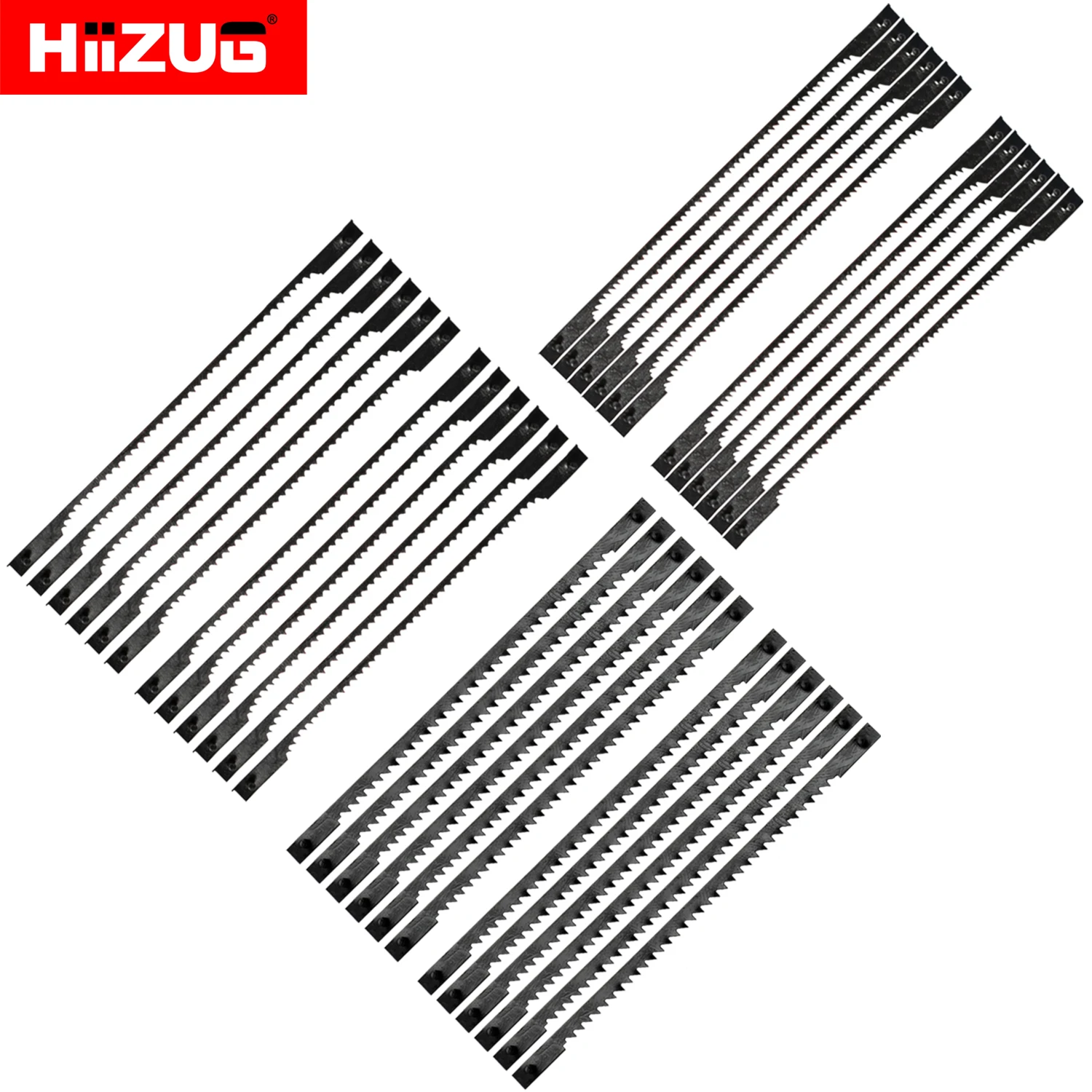 3 Pollici 76Mm Scroll Blade Pin End 36 Pack (Muslimactpi) Per Delta Dremel Moto-Shop Emco Lux Delta E Seghetti Jig