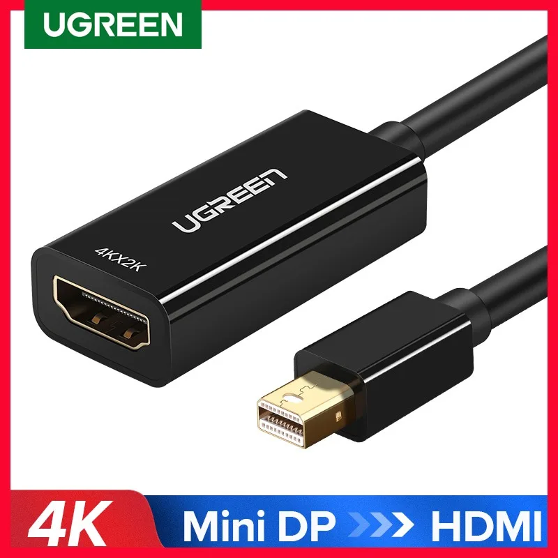 Ugreen Mini Displayport A Hdmi Adattatore Mini Dp Cavo Thunderbolt 2 Convertitore Hdmi Per Macbook Air 13 Surface Pro 4 Thunderbolt
