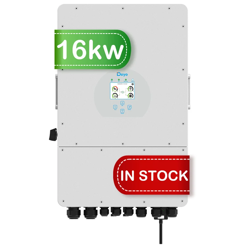 In Magazzino Deye Hybrid Solar Inverter 12Kw 14Kw 16Kw Monofase Deye Sun-16K-Sg01Lp1-Eu Sun Lp3 12K Solar Hybrid Inverter