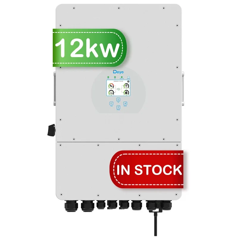In Stock Deye Hybrid Inverter Single Three Phases12Kw Deye Solar Inverter