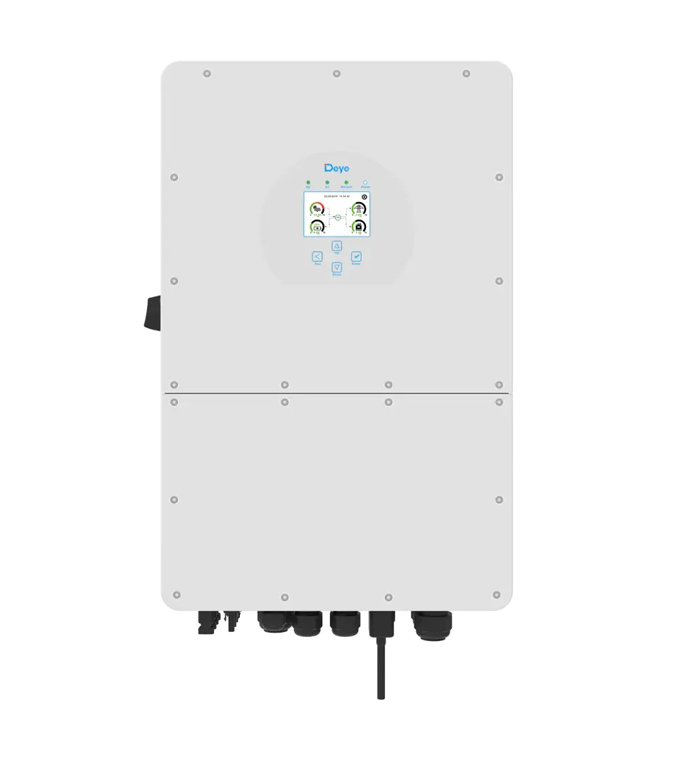 20Kw Ad Alta Tensione Deye Sun-20K-Sg01Hp3-Eu-Am2 Inverter Solare Ibrido Trifase 100% Uscita Sbilanciata Può Conenct In Parallelo