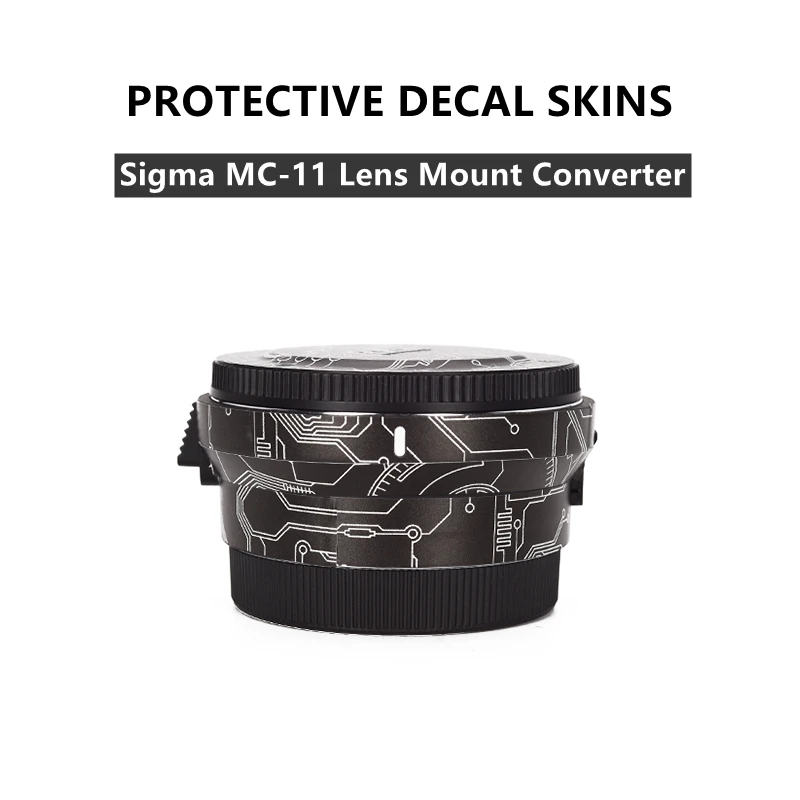 Decalcomania Del Vinile Skin Per Sigma Mc-11 Adattatore Adattatore Obiettivo Convertitore (Sigma Ef-Mount Obiettivi Per Fotocamere Sony E) Wrap Cover 