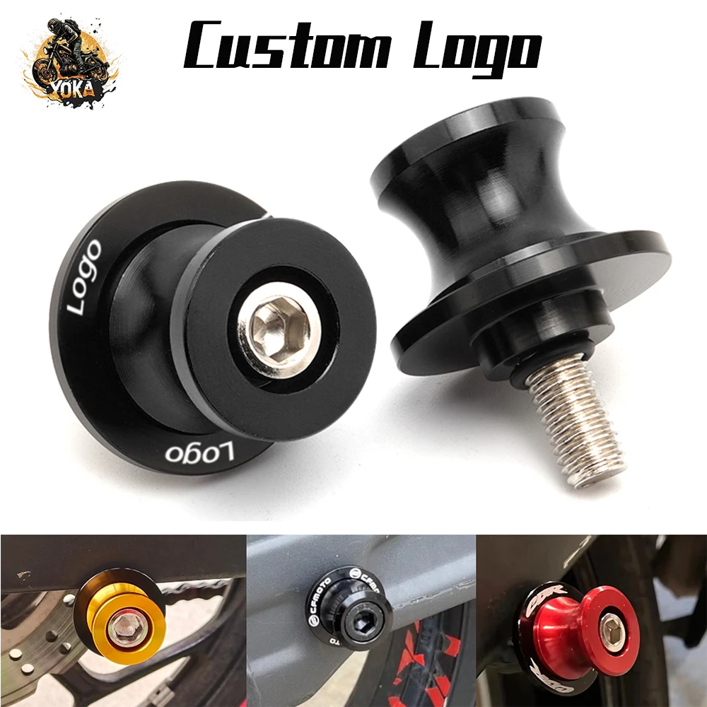Per Gsxr 600 750 1000 Gsxr600 Gsxr750 Gsxr1000 1998-2022 Cnc Swingarm Bobine Cursore Viti Stand 8Mm Accessori Moto