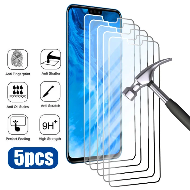 5 Pezzi Di Vetro Protettivo Per Honor 10 20 50 X8 Pro Lite Global Screen Protector Glass Per Honor 8X 9X Global Tempered Glass