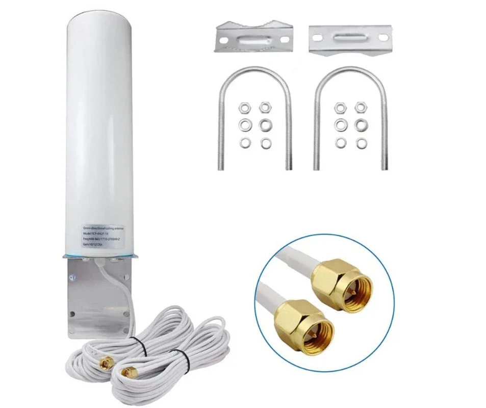 Nuova Antenna Esterna Lte 4G & 3G Lte Mimo Per Esterni Sma Per Huawei B593 B315 B525 E5186