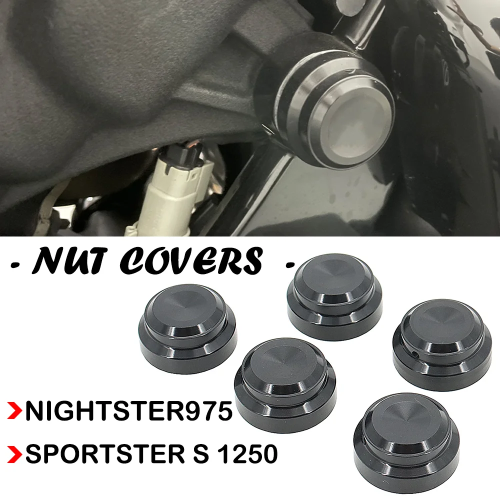 Nightster 975 Accessori Moto Nut Covers Kit Per Harley Sportster S1250 Sportster S 1250 Rh1250 Nightster975 Rh975