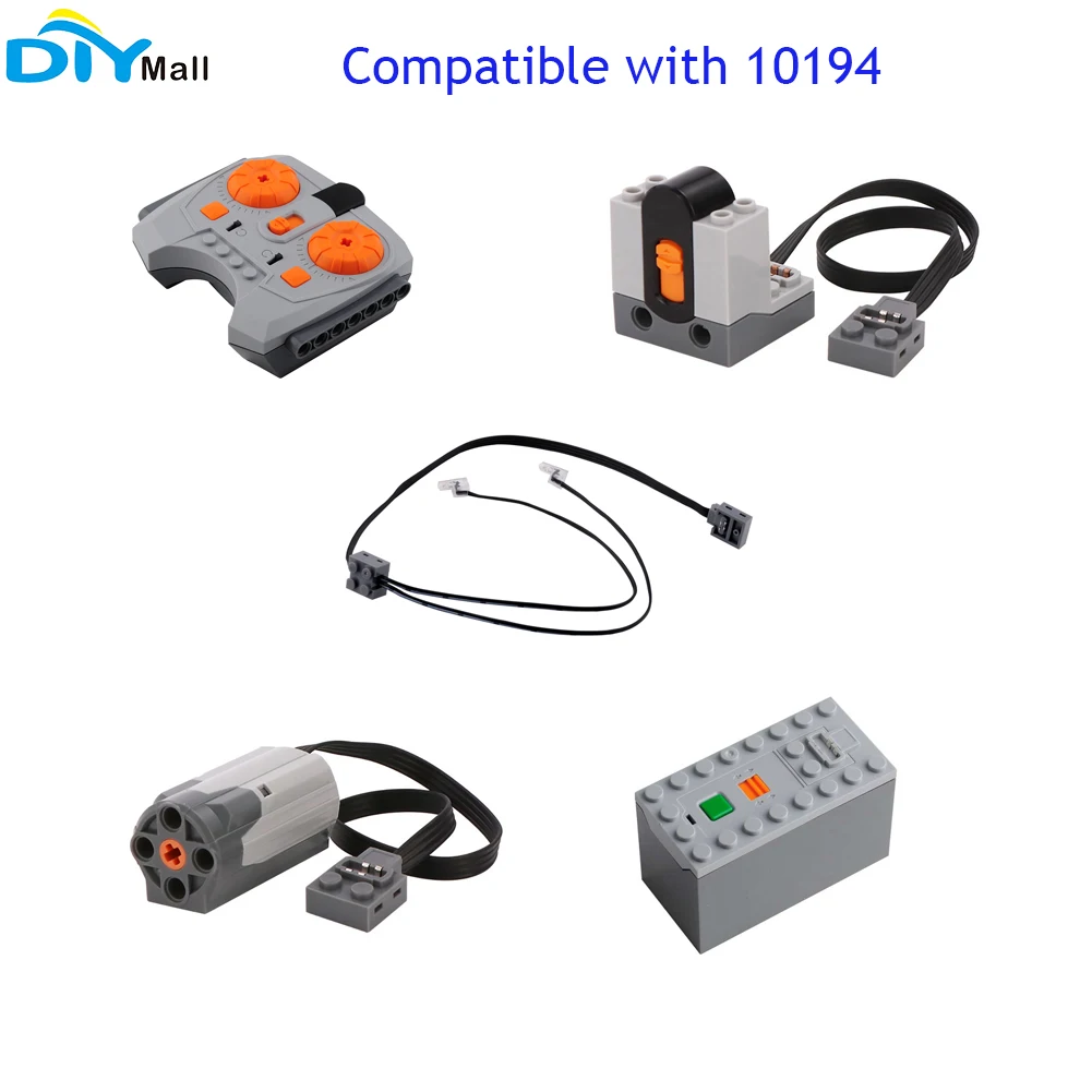 Moc Power Function Compatibile Con Legoed 10194 Ir Speed Remote Control Ricevitore 8879 8884 M Motor 8883 Led Light Link Line 8870