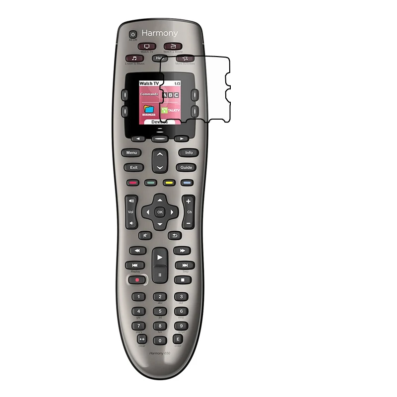 2X Clear Lcd Screen Protector Pellicola Schermo Per Logitech Harmony 650 Harmony650 Remote Accessori