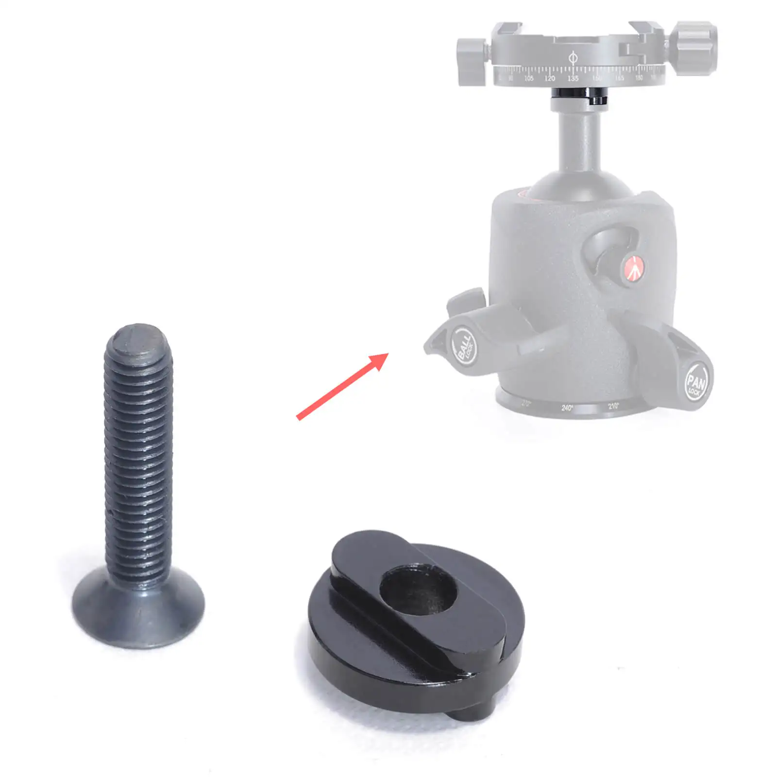 Arca-Swiss Quick Release Morsetto Adattatore Per Treppiede Testa A Sfera Di Gitzo 82Tqd 82Qd, Manfrotto Mh490 492 Mh054 055 Mhxpro