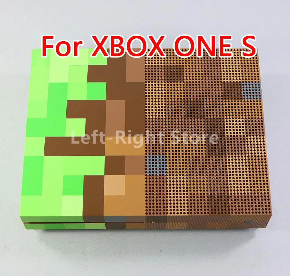 1Pcoriginal New Metal Pattern World Shell Plate Per Il Xbox One S Faceplate Console Parapolvere Antipolvere Per Xbox One Slim Case