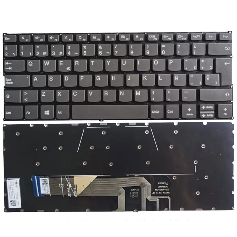 Tastiera Sp/Brasile Per Lenovo Yoga 530-14Arr C340-14Api 530-14Ikb Flex 6-14Arr 6-14Ikb 730-13Ikb 730-13Iwl 730-15Ikb 730-15Iwl