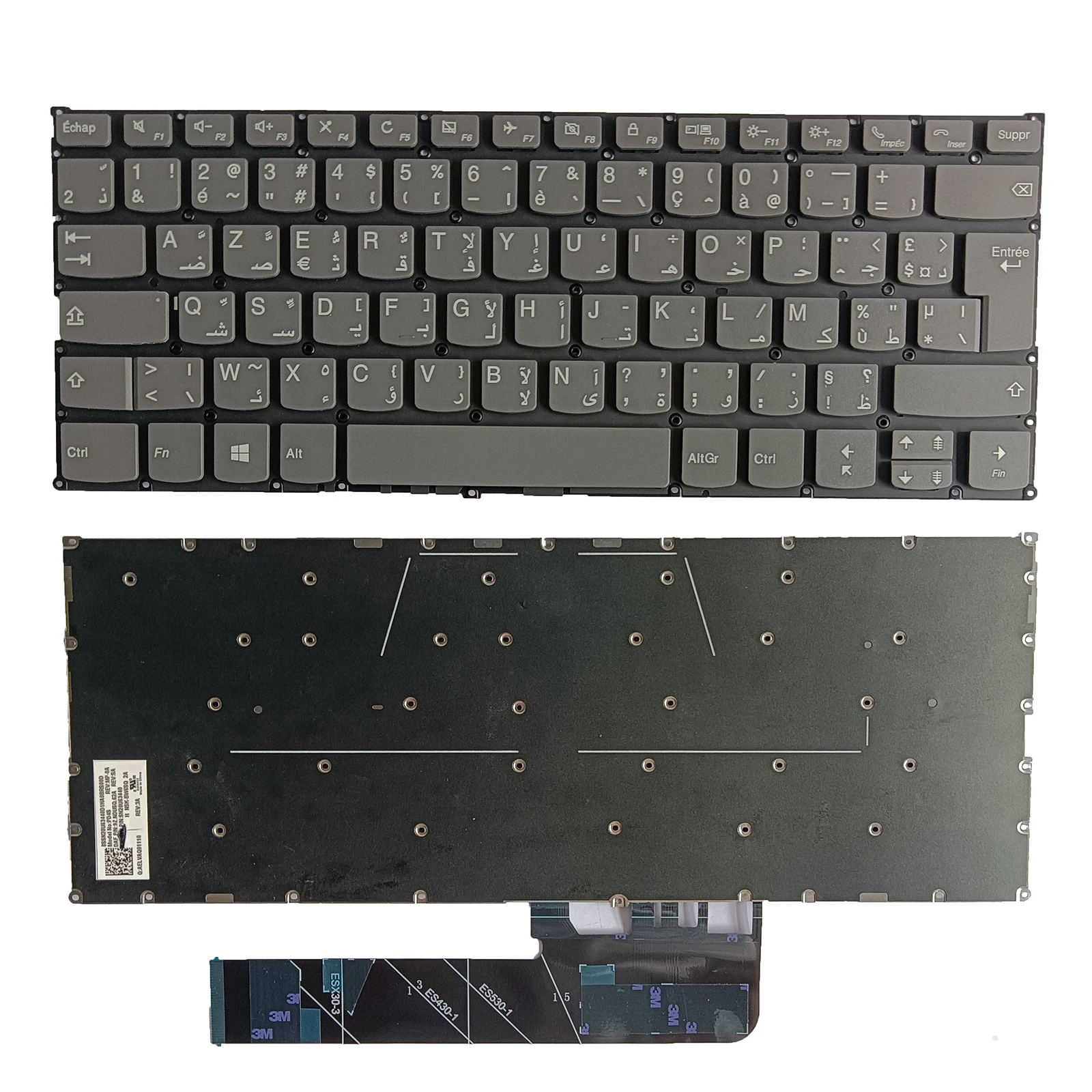 Ar-Fr Tastiera Per Lenovo Yoga 530-14Arr 530-14Ikb 730-13Iwl 730-15Ikb 730-15Iwl 81Ct