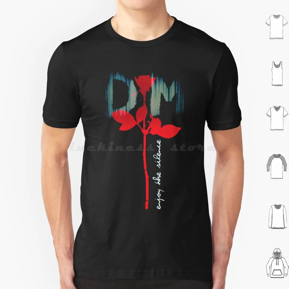 Estetica Rosa Della Maglietta 6Xl Cotone Cool Tee Logo 2023 2024 Telefono Goditi Il Silenzio Silenzio Violatore Dm Synth Nero Anni '90
