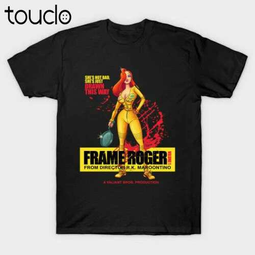 Frame Roger Jessica Rabbit Kill Bill Bride Parody Movie Funny Black T-Shirt