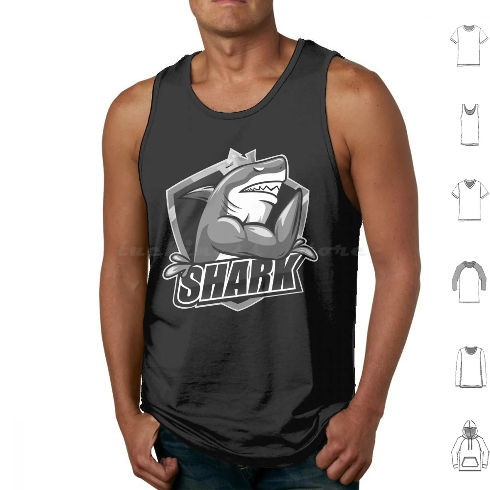 King Shark Canotte Stampa Cotone King Shark Shark King King Shark Graphics King Shark Logo King Shark Surf King Shark