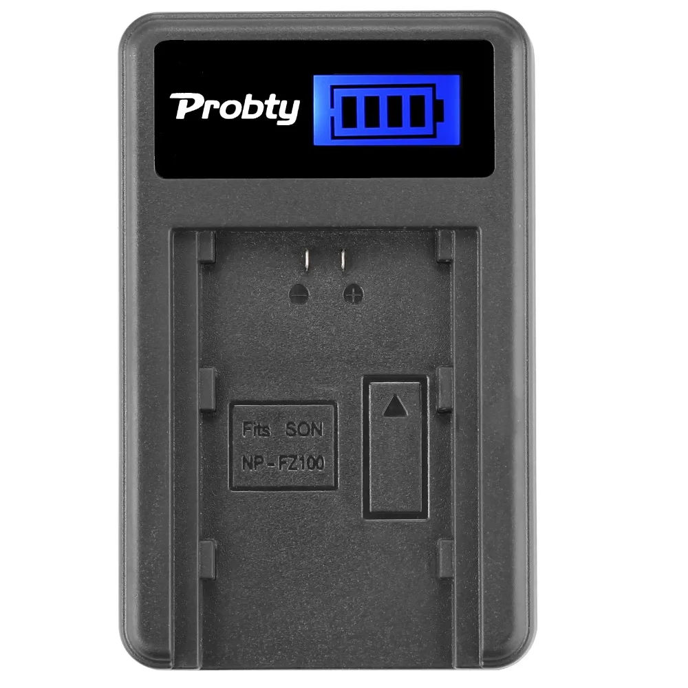 Probty Np-Fz100 Np Fz100 Caricabatteria Usb Lcd Per Sony Np-Fz100, Bc-Qz1 Alpha 9, A9, Alpha 9R, Sony A9R Sony Alpha 9S