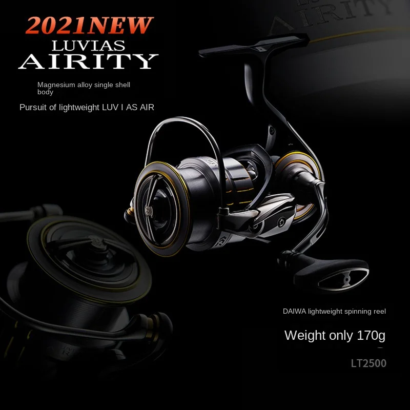 2021 Daiwa-Luvias Airity Lt Mulinelli Da Pesca Spinning, Ruote Per Acqua Salata Leggera, 2500, 2500Xh, 3000, 3000Xh, 4000, 4000Cxh, Originale