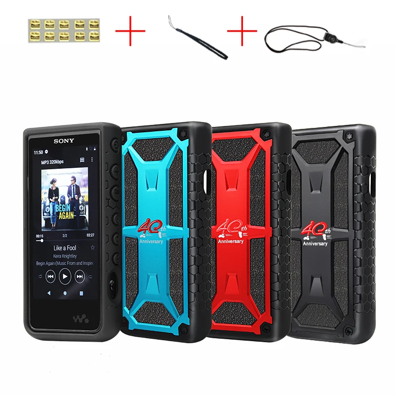 Custodia Robusta Antiurto Per Armatura Per Sony Walkman Nw Zx500 Zx505 Zx507