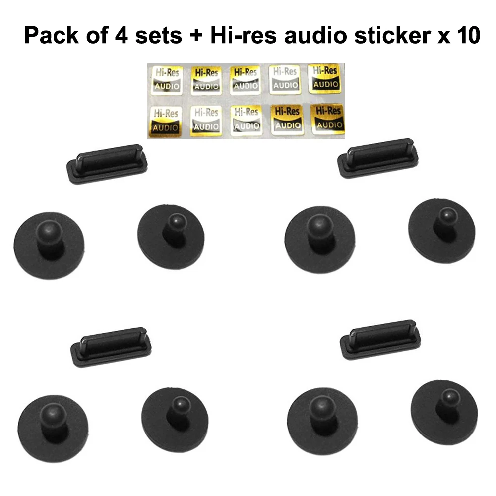 4Set Benks Magia Mini Spina Di Polvere Per Sony Walkman Nw-Wm1A Wm1A Nw-Wm1Z Wm1Z Zx300 Zx300A 3.5Mm 4.4Mm Jack