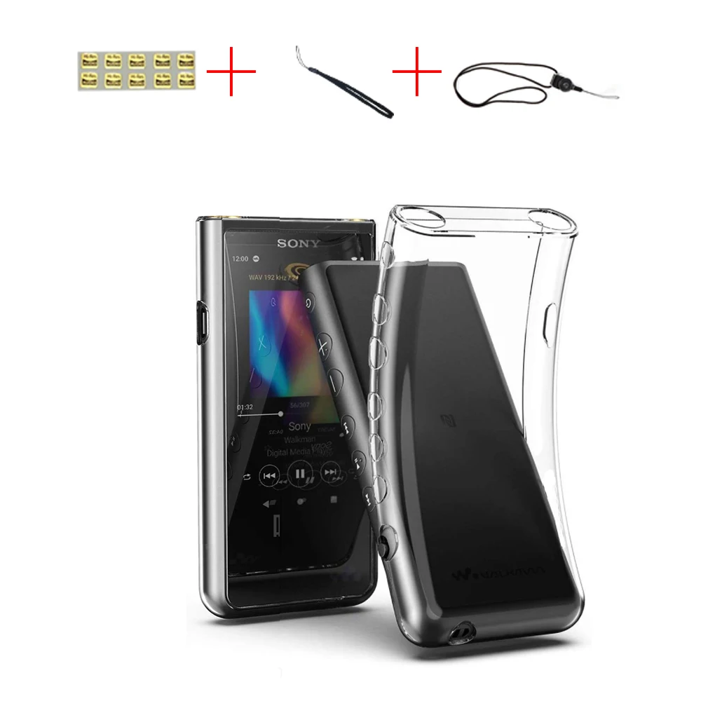 Custodia Morbida In Tpu Trasparente Per Sony Walkman Nw Zx500 Zx505 Zx507