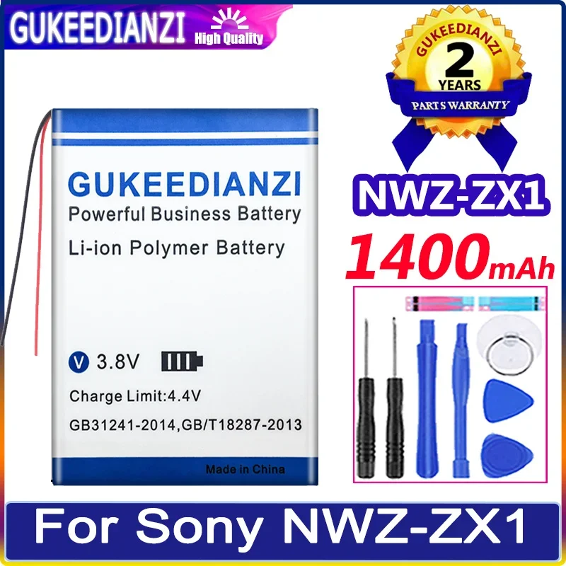 Gukeedianzi Batteria 1400Mah Per Sony Per Walkman Nwz-Zx1 Digital Bateria