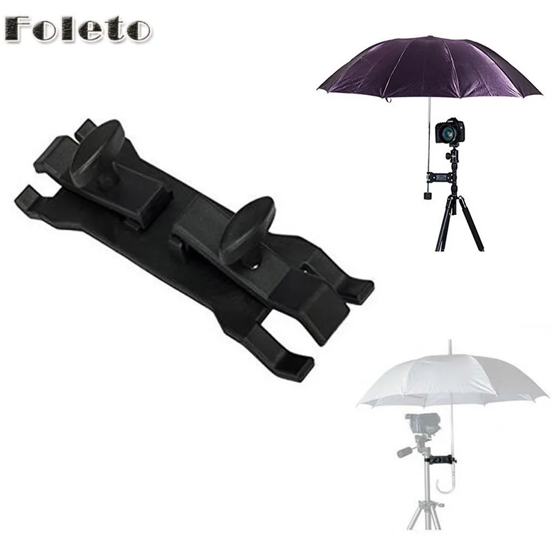 Outdoor Umbrella Holder Clip Morsetto Staffa Supporto Per La Macchina Fotografica Treppiede Photography Studio Di Illuminazione Umbrella Luce Del Basa
