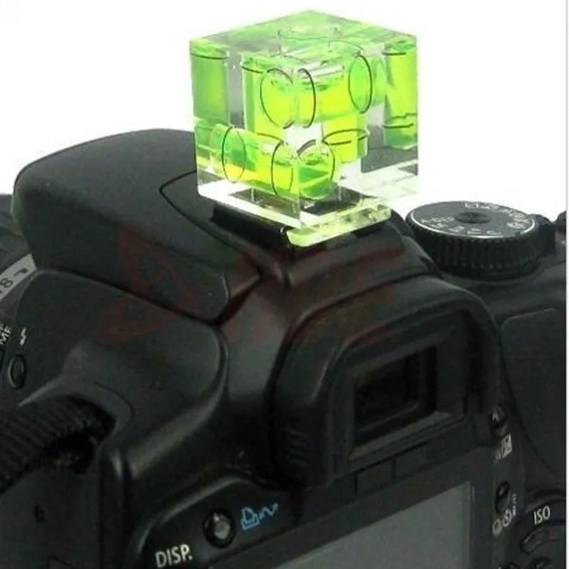 Macchina Fotografica 2 Assi 3 Assi Bolla Spirit Level Adattatore Hot Shoe Spirit Level Hot Shoe Copertura Della Protezione Per Canon Nikon Sony Dslr S