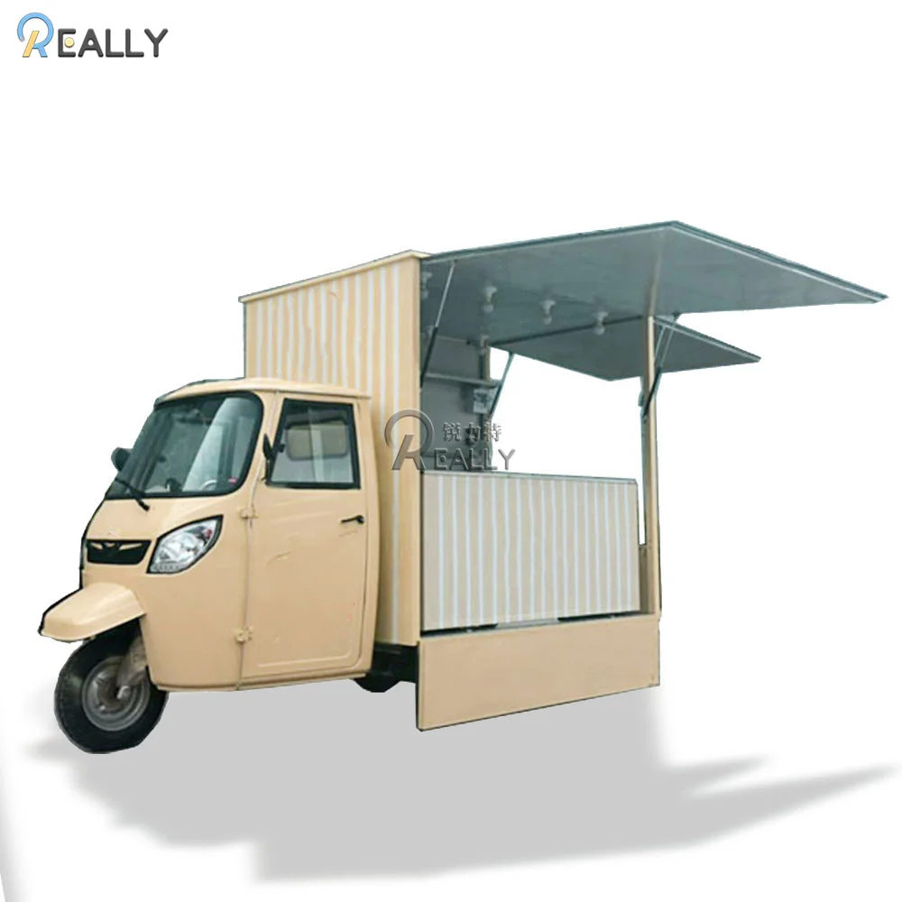 Rimorchio Mobile Del Carrello Dell'Alimento Del Triciclo Del Gelato Del Camion Degli Alimenti A Rapida Preparazione Del Forno Piaggio Ape Usato Camion