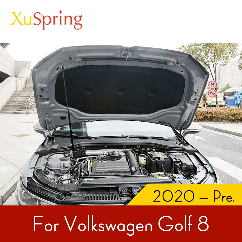 Barre Del Puntone Dell'Automobile Per Vw Golf 8 Mk8 2020 2021 2022 2023 2024 Refit Cofano Cofano Ammortizzatore A Gas Accessori Dell'Asta Di Supporto 