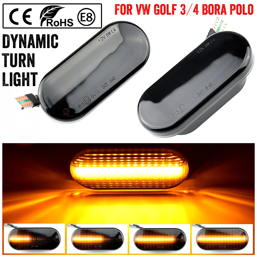 Indicatore Luminoso Di Segnalazione Laterale A Led Dinamico Per Seat Leon 1P Ibiza Mk3 6L Mk4 6J Toledo Exeo Sedan Exeo Sedan Exeo St