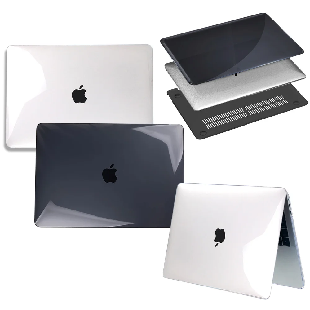 Custodia Per Laptop Per Apple Macbook Pro 16/Pro 16 M1/Pro 15/Pro 14 M1/Air 11/Air 13/13 M1/Macbook 12 Custodia Rigida Protettiva In Tinta Unita