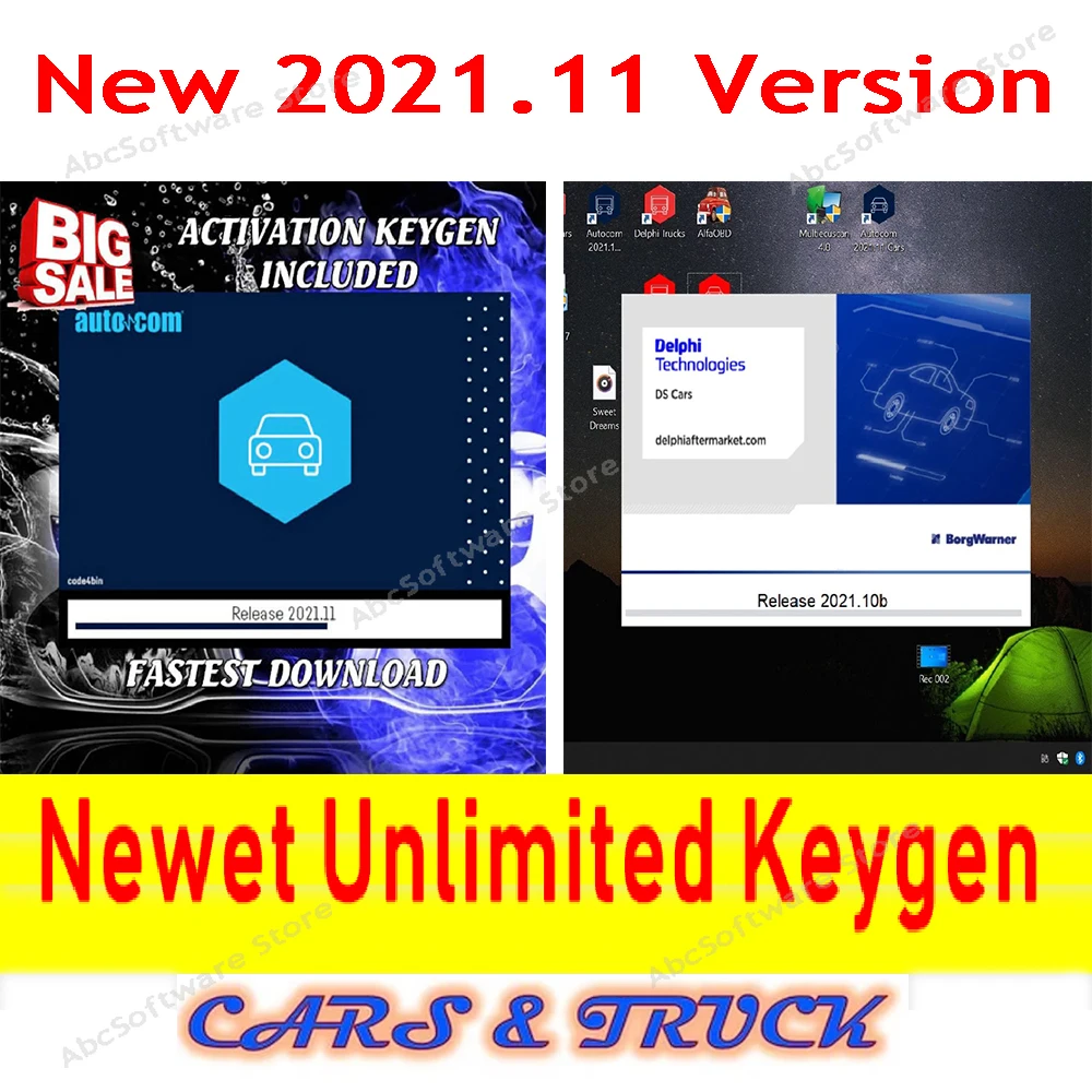 Ultimo Aggiornamento A Autocoms 2021.11 + Delphis 2021.10B Con Keygen Installa Delphis Vd Ds 150 Cdp Strumenti Diagnostici Per Auto