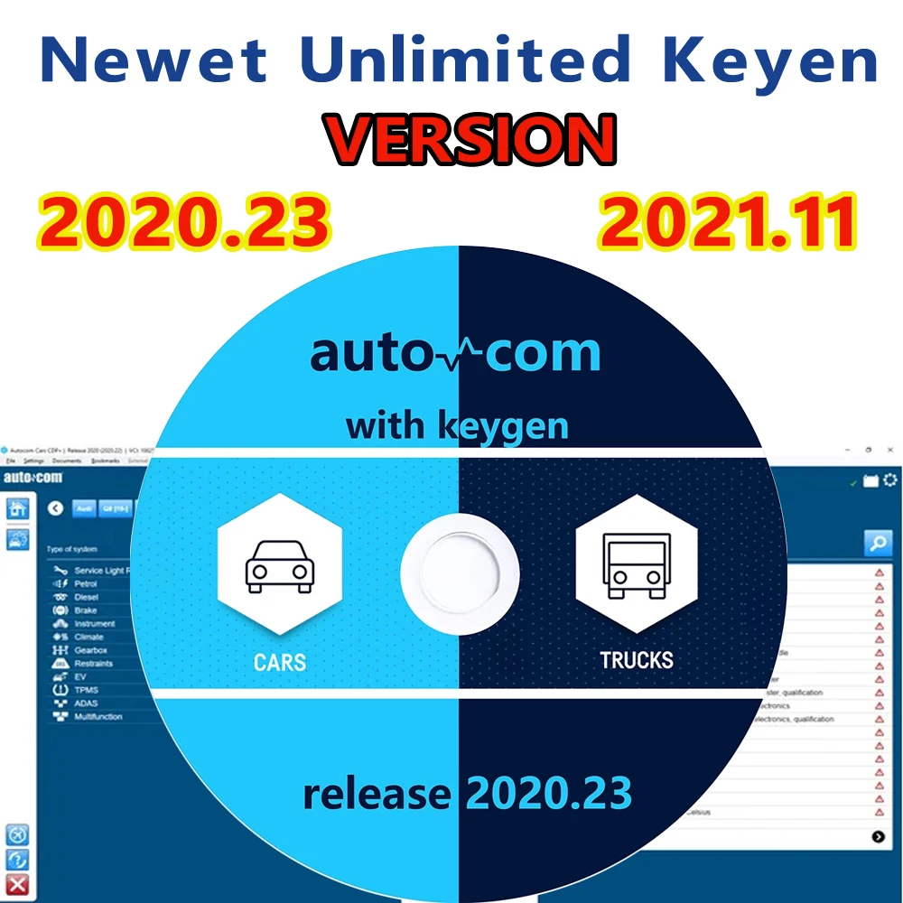 Ultimo Delphis 2021.10B Con Software Keygen Ds 150 Autocoms 2021.11 Coding Strumento Diagnostico Obd2 Compatibile Con Bluetooth