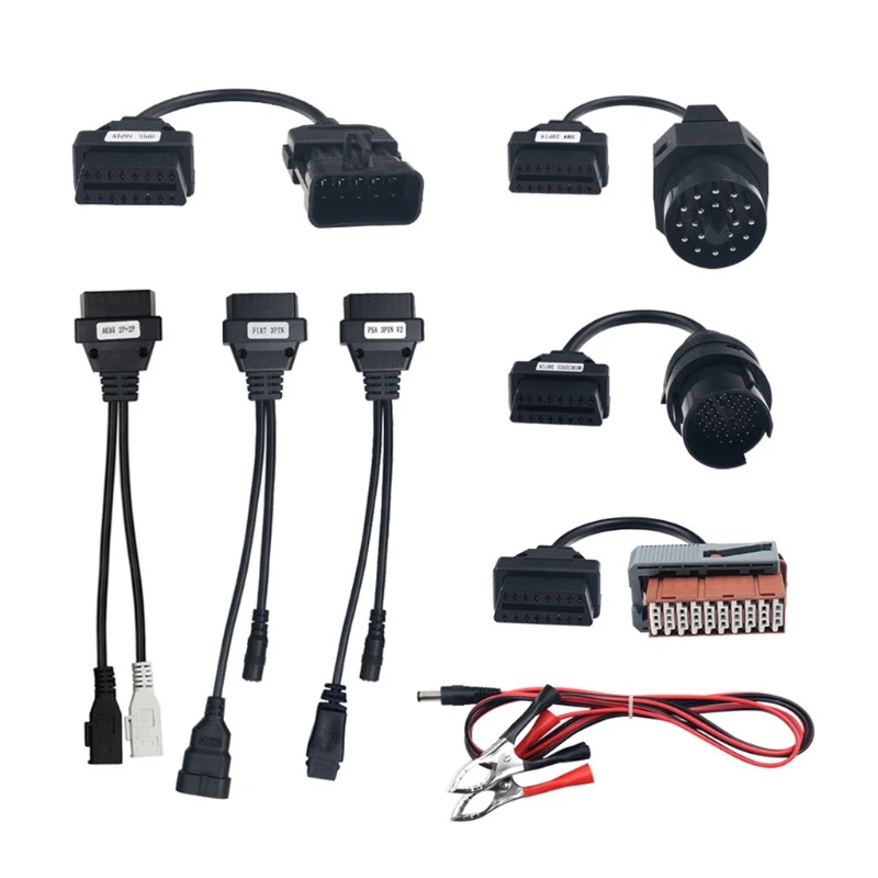 Plus/Mvd/Wow/Kess Set Di 8 Cavi Per Camion Obd2 Per Autocom Cdp Pro Scanner Di Interfaccia Diagnostica Obd Mutlidiag Set Completo